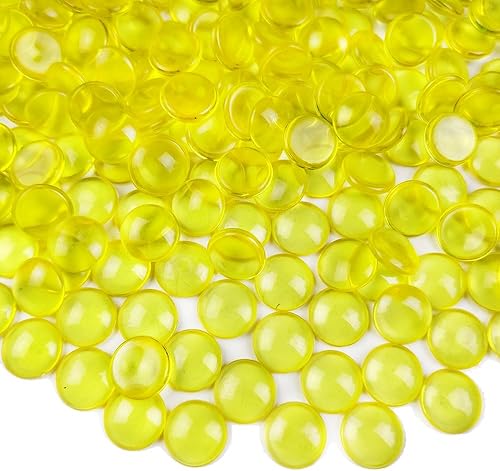 Miniatura 16 de HappyFiller 630 PCS Canicas Planas de Acrílico Gemas de Cristal Falsas para Rellenos de Jarrones de Vidrio, Manualidades, Confeti de Fiesta, Centros