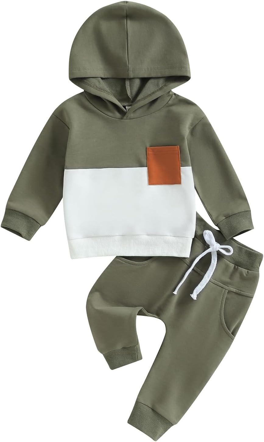 Infant Baby Boys Pants Outfits Set Long Hooded Striped Sweatshirts Pants Clothes Set Fall Winter Pants Sweatsuit Infant Baby Boys Pants Outfits Set Long Hooded Striped Sweatshirts Pants Clothes Set Fall Winter Pants Sweatsuit
