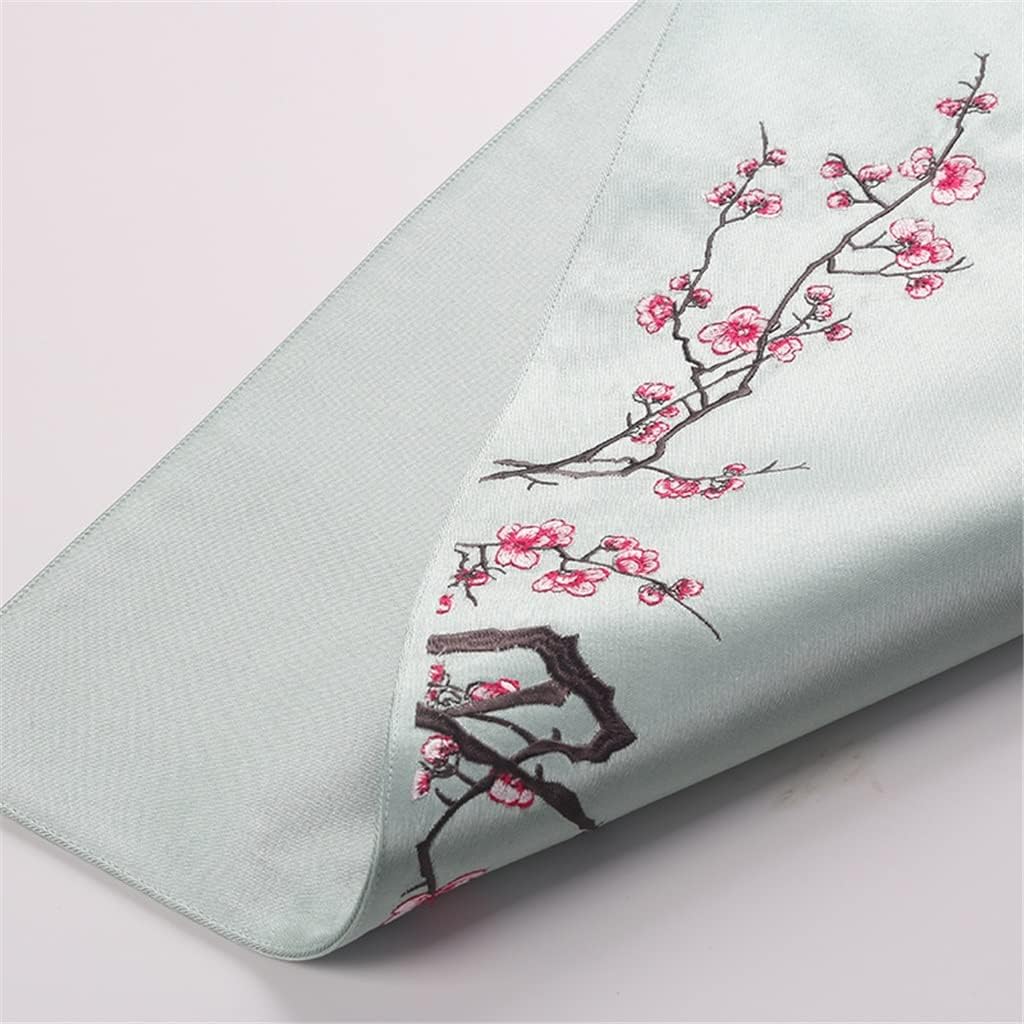 Embroidered Satin Decorative Table Place Mats Coasters Table Mats Heat Insulation Placemats