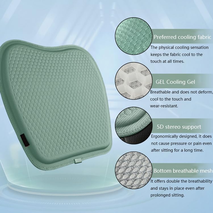 Almohadillas de gel con estructura de panal para asientos de Porsche Macan 2015–2026 4
