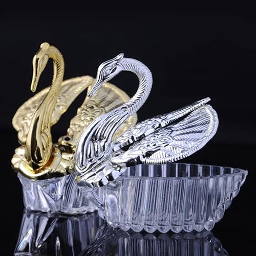 Miniatura 8 de Plastic Swan Candy Trays 12 Pack Candy Boxes for Wedding Party Supplies Treat Boxes