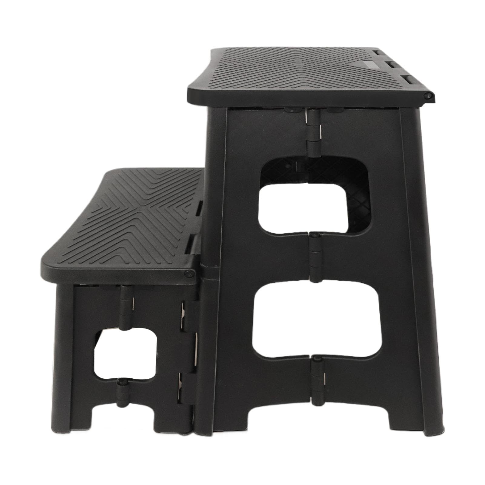 Taburete Plegable De 2 Escalones Escalera Ligera de Dos Peldaños Anchos y