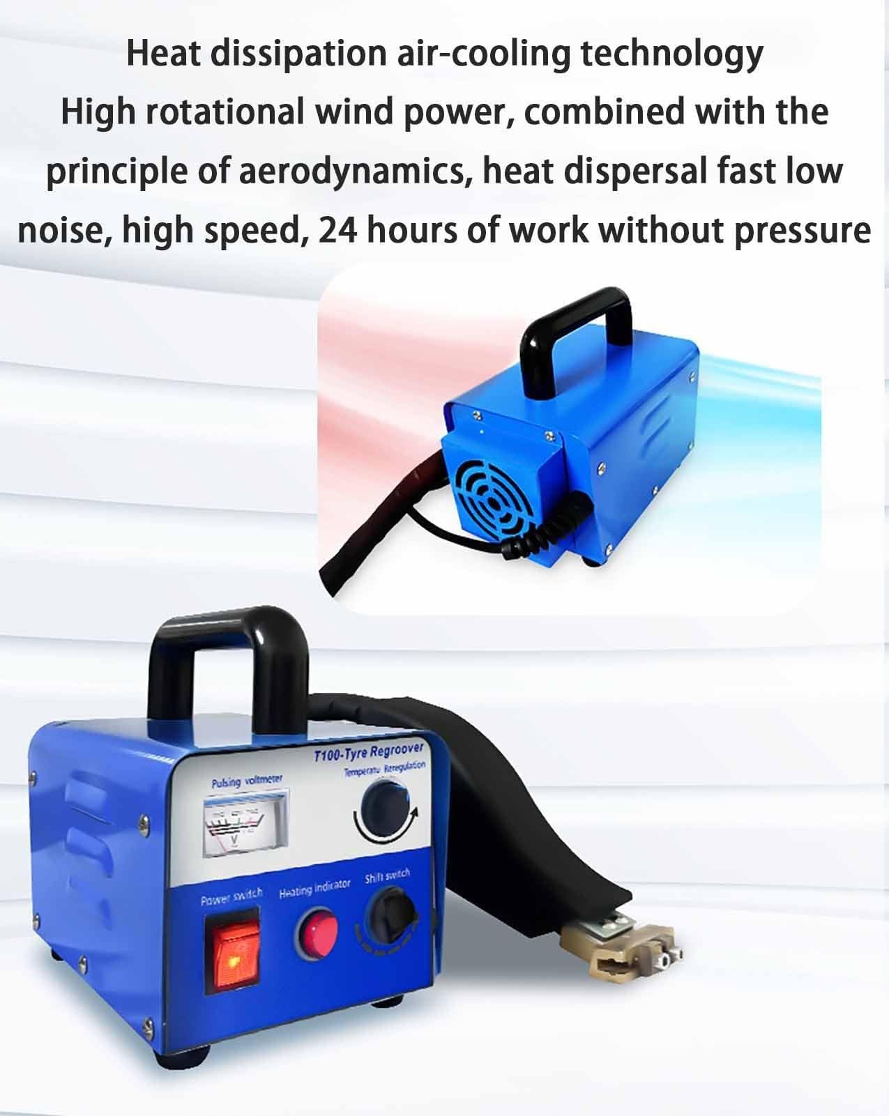 Máquina para tallado de neumáticos eléctrica, rectificadora de neumáticos manual profesional, máquina ranuradora de neumáticos para automóviles, herramienta de corte y ranurado