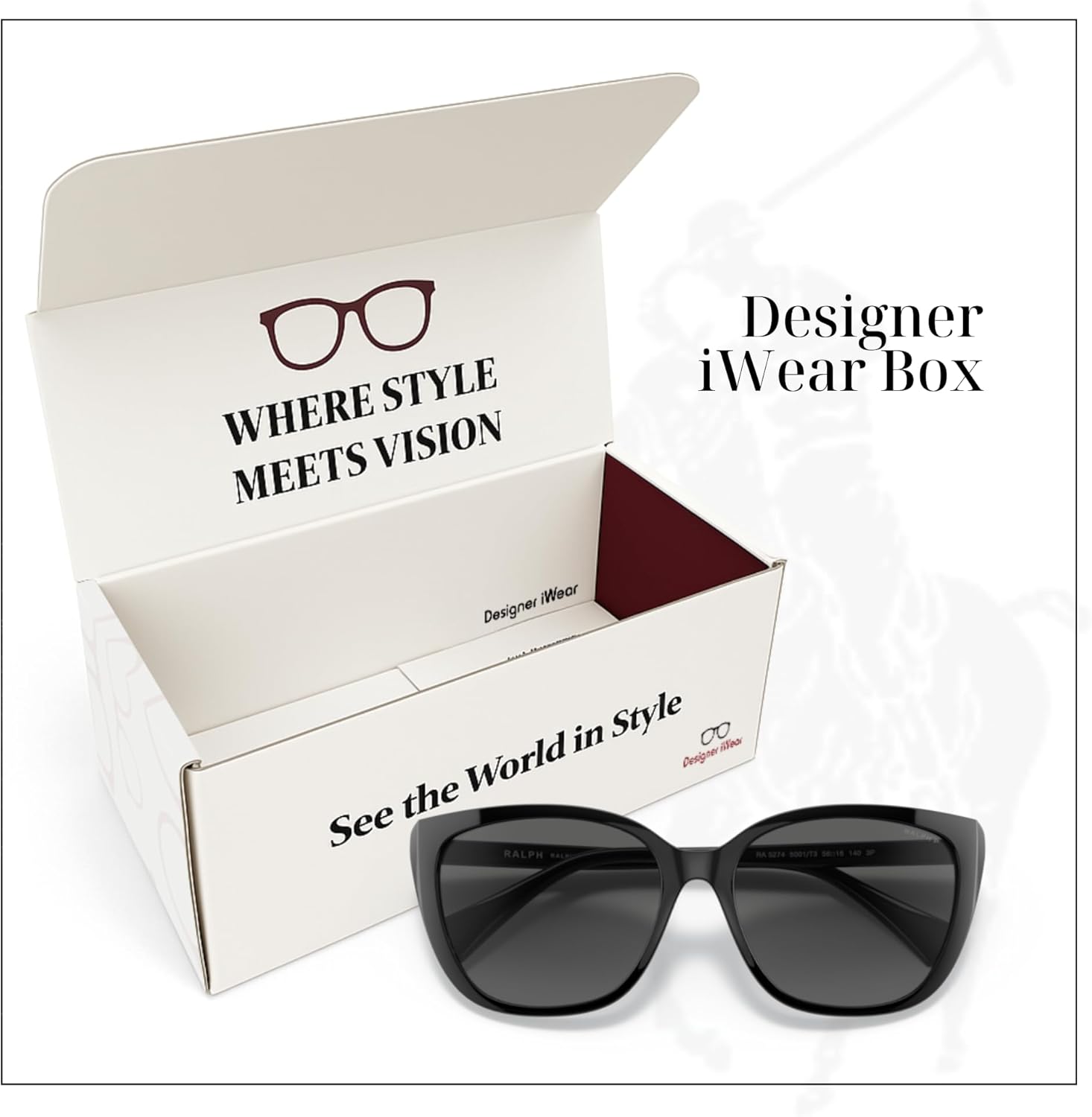 Ralph Lauren RA5274 Cateye Sunglasses for Women +BUNDLE with ACCESSORY EYEWEAR KIT - Image 5