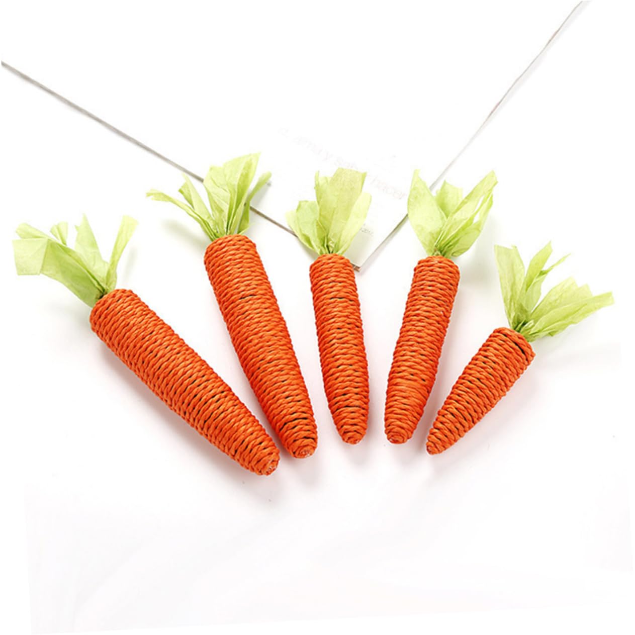 SUPVOX 18pezzi Giocattoli Chew Per Gatti Forma Di Carota Divertenti Giocattoli Da Masticare Per Cani e Gatti Per Piccoli Animali Domestici Per Gioco e Distrazione