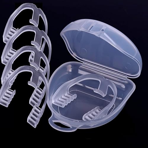 Protector bucal para apretar los dientes en la noche Ayuda para dormir Silicona Dental Boca Protector Anti-molar Tirantes Dientes Molar Bruxismo