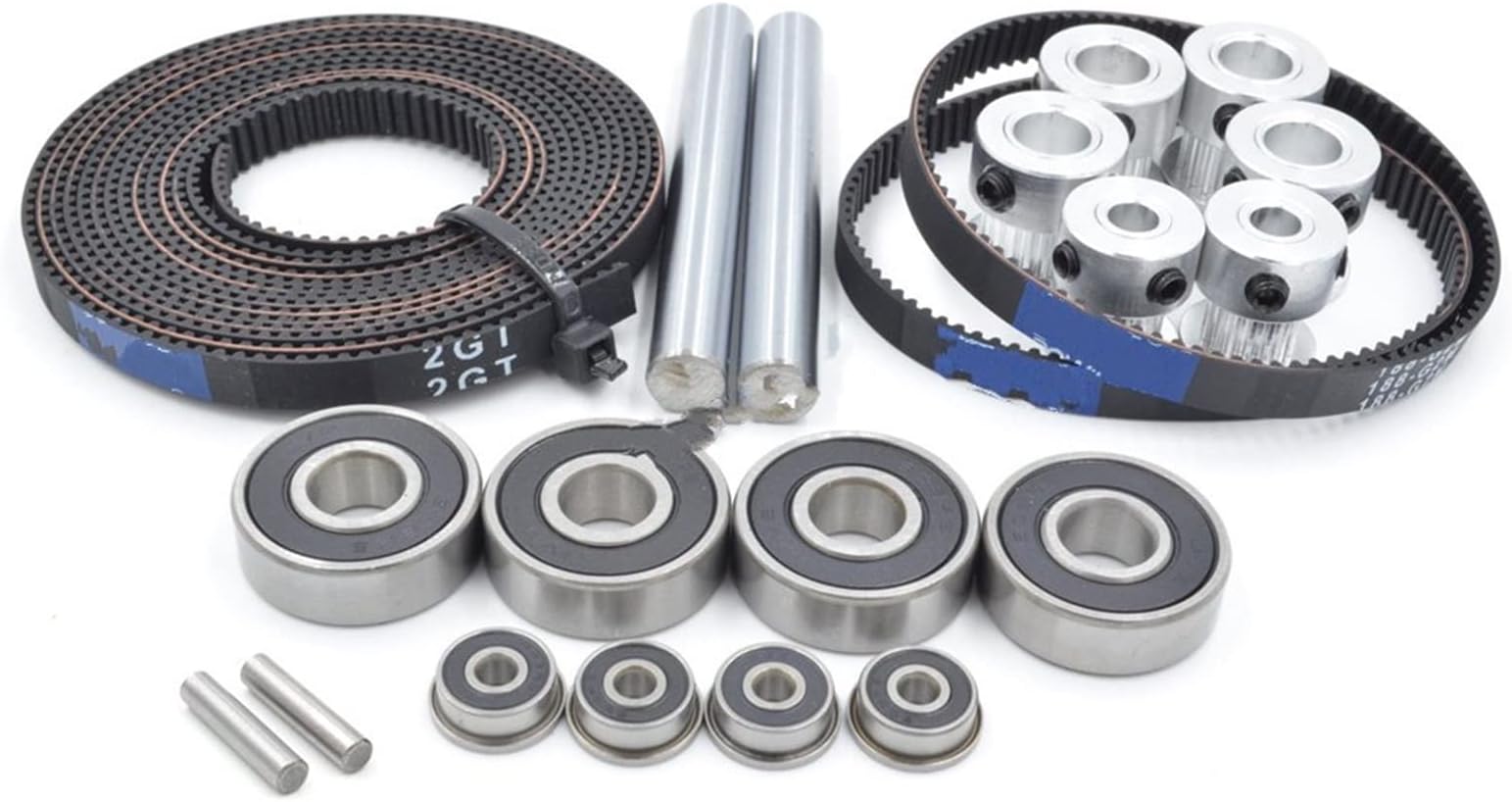 Transfer Belts For Driven Z For Ender 3/Pro/V2 And CR10 I3 For Creality 3D Printer Spare Belt For GT2 2GT Timing Belt Pulley Bearing Motion Kit Rubber Drive Belt ( Color : Dual-Z-F623 , Size : 6mm-Sli