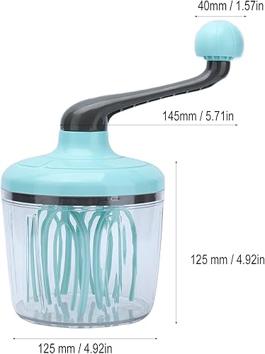 Miniatura 2 de Batidor de huevoseparadores de plástico con manivela de mano, batidor de mano de gran capacidad, batidor de huevos de mano de polipropileno para
