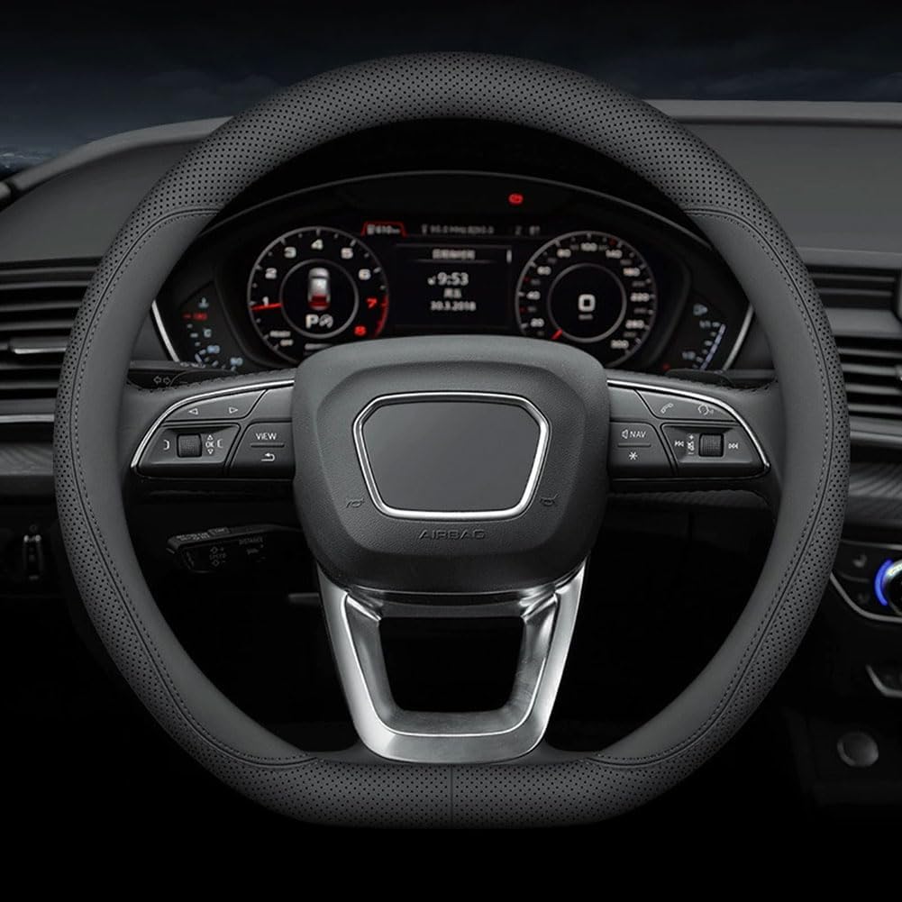 Tryagat Car Steering Wheel Cover for MG MG4 EV XPower 2023 2024 2025, Automotive Steering Wheel Protector Car Wheel Protector Accessories,Type-D-B