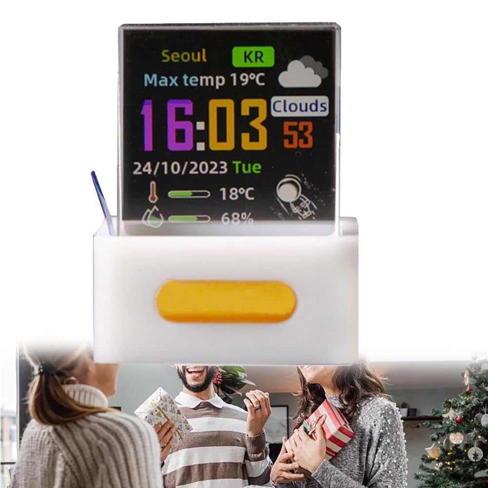 HelloCubic Display Olografico Multi-funzione 3D WiFi Orologio