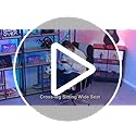 GTRACING Gaming Chair,Office Chair with Pocket Spring Lumbar Support, Ergonomic Comfortable Wide Office Desk Computer Chair with Outward Fixed Soft Armrests and Footrest (Fabric, Dark Blue & White)