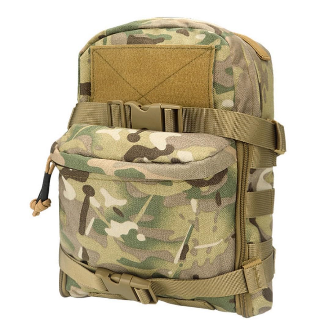 Zaino tattico per l'idratazione all'aperto leggero impermeabile Molle System Moll Pouch Bag Caccia Campeggio Ciclismo (CP)