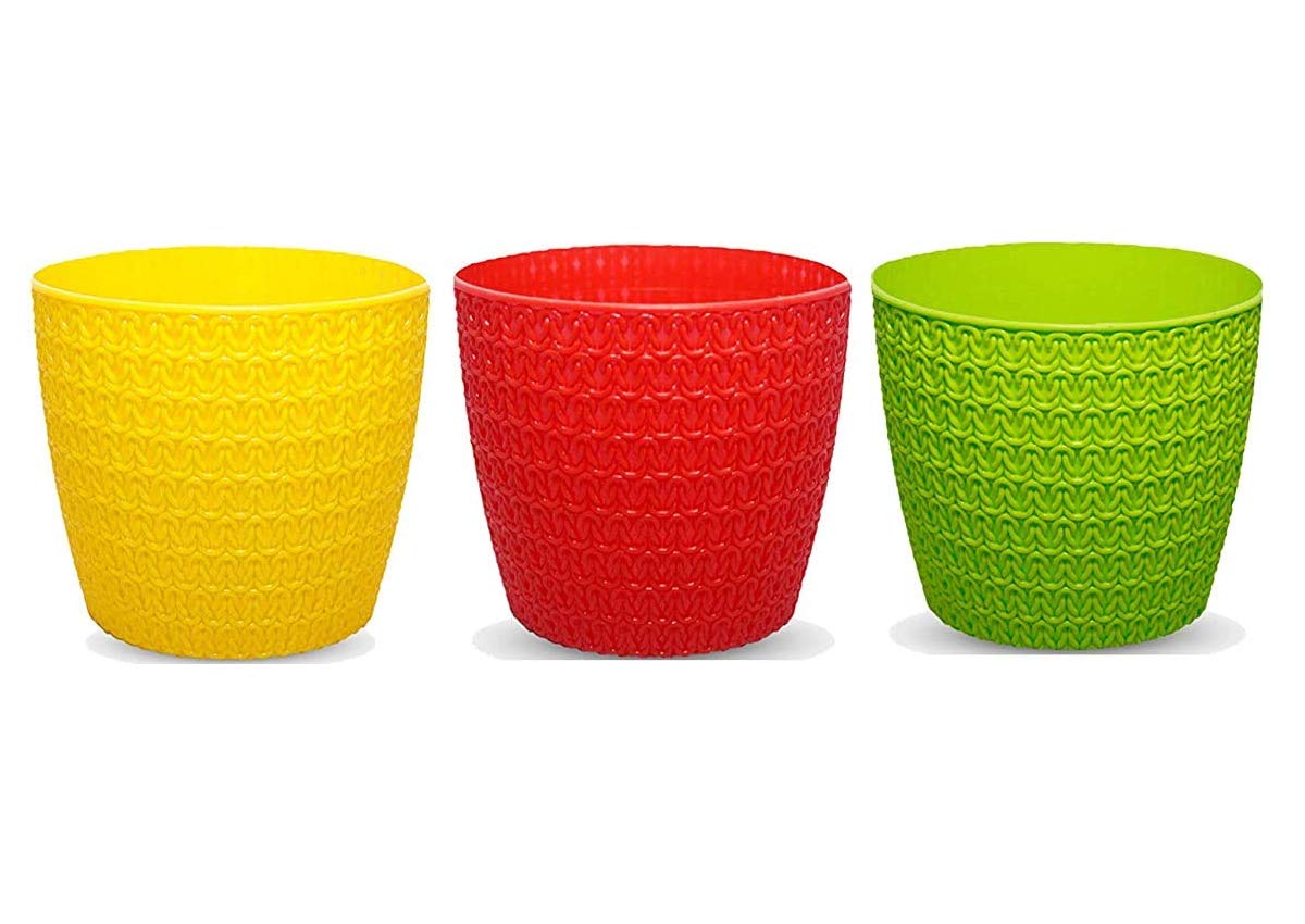 Go Hooked Tower Pots - 4 Pack, Indoor Outdoor Planters -28 Go Hooked Tower Pots - 4 Pack, Indoor Outdoor Planters -28
