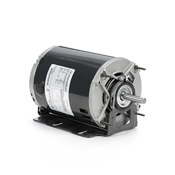 Marathon B306 48YZ Frame 48S17D2058 Open Drip Proof Belt Drive Motor, 1 Split Phase, Resilient Ring Mount, Ball Bearing, 1/2 hp, 1725 RPM, 1 Speed, 115 VAC