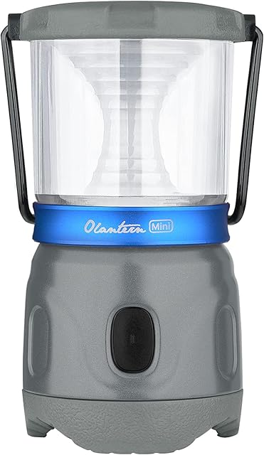 OLIGHT Olantern Lantern Mini Camping Light Rechargeable NW LED 360 Degree Camping Lantern, 150 Lumens Lantern Lamp for Home, Emergencies, Camping, Fishing and Party (Basalt Grey)
