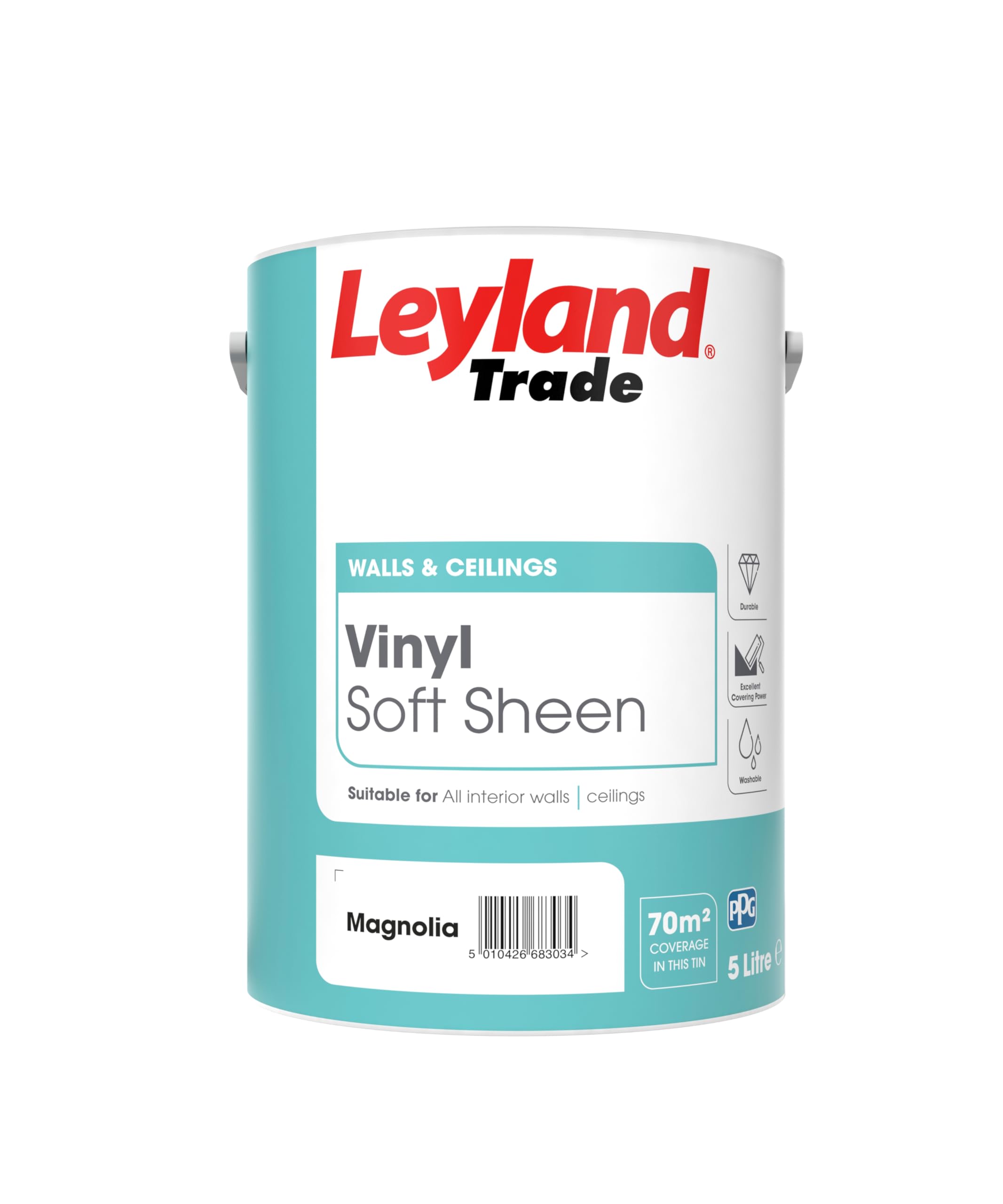 Leyland Trade Soft Sheen Emulsion Paint - Magnolia 5L