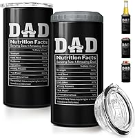 Vista 37 de SANDJEST Vaso de caza estilo madera con bandera americana 4 en 1, vaso termo de 12oz, enfriador de latas, funda protectora, vaso delgado de acero