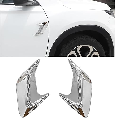 Dickno 2 piezas de cubiertas de ventilación de flujo de aire para capó de automóvil, calcomanías decorativas para capó de ventilación de aire,