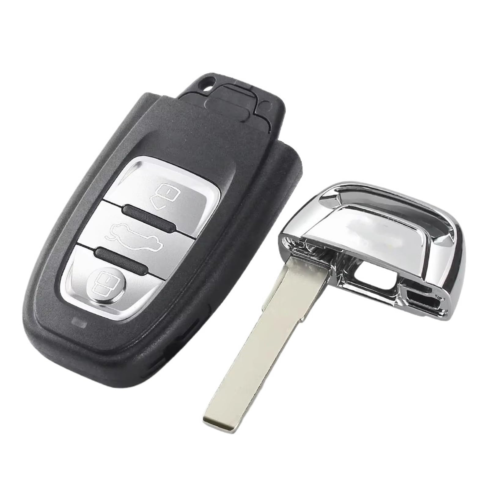 Compatibile Con Per A6 2012 2013 2014 2015 2016 2017 A7 2010-2017 3 Pulsanti Custodia Chiave A Distanza Intelligente HU66