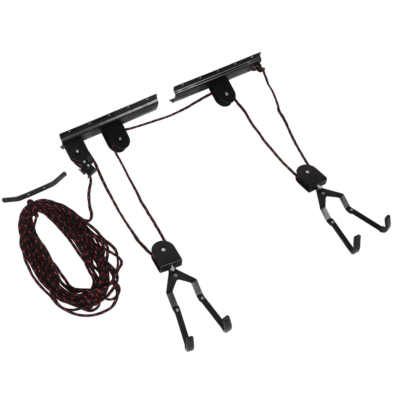 Soporte para Bicicleta de Pared en Acero Negro Instalación Fácil y Optimización de Espacio Adecuado para Garaje y Hogar