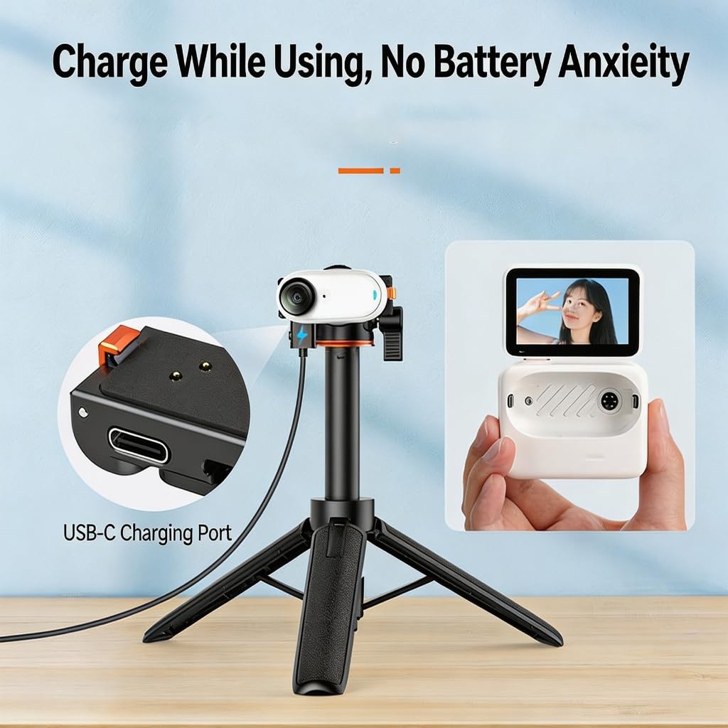 Base de montaje magnética para cámara de acción con fijación rápida para adaptador 360 GO3/GO3S