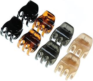 minihope Women's And Girls`s Classics 8 Medium Claw Clips, Great for Easily Pulling Up Your Hair,Pefrect for All Hair Type...