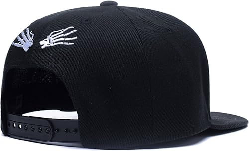 Miniatura 4 de Quanhaigou Gorra de béisbol ajustable para hombres y mujeres, unisex, estilo hip hop, gorra de béisbol con visera plana, sombreros para papá