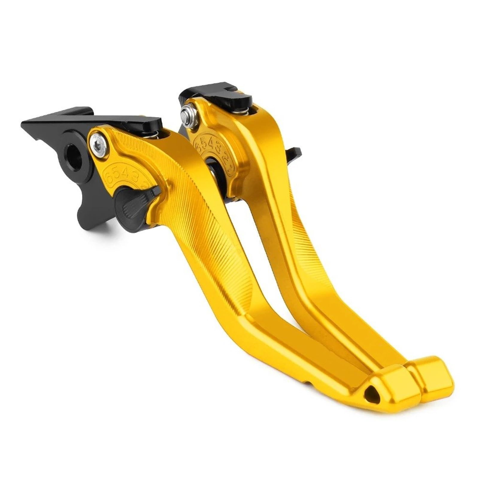 PBSUEM Motorcycle Lever Blades for CL500 CL300 CL 500 300 2023 Motorcycle Accessories CNC Short Brake Clutch Levers Ajustable Brake Clutch Levers(Gold)