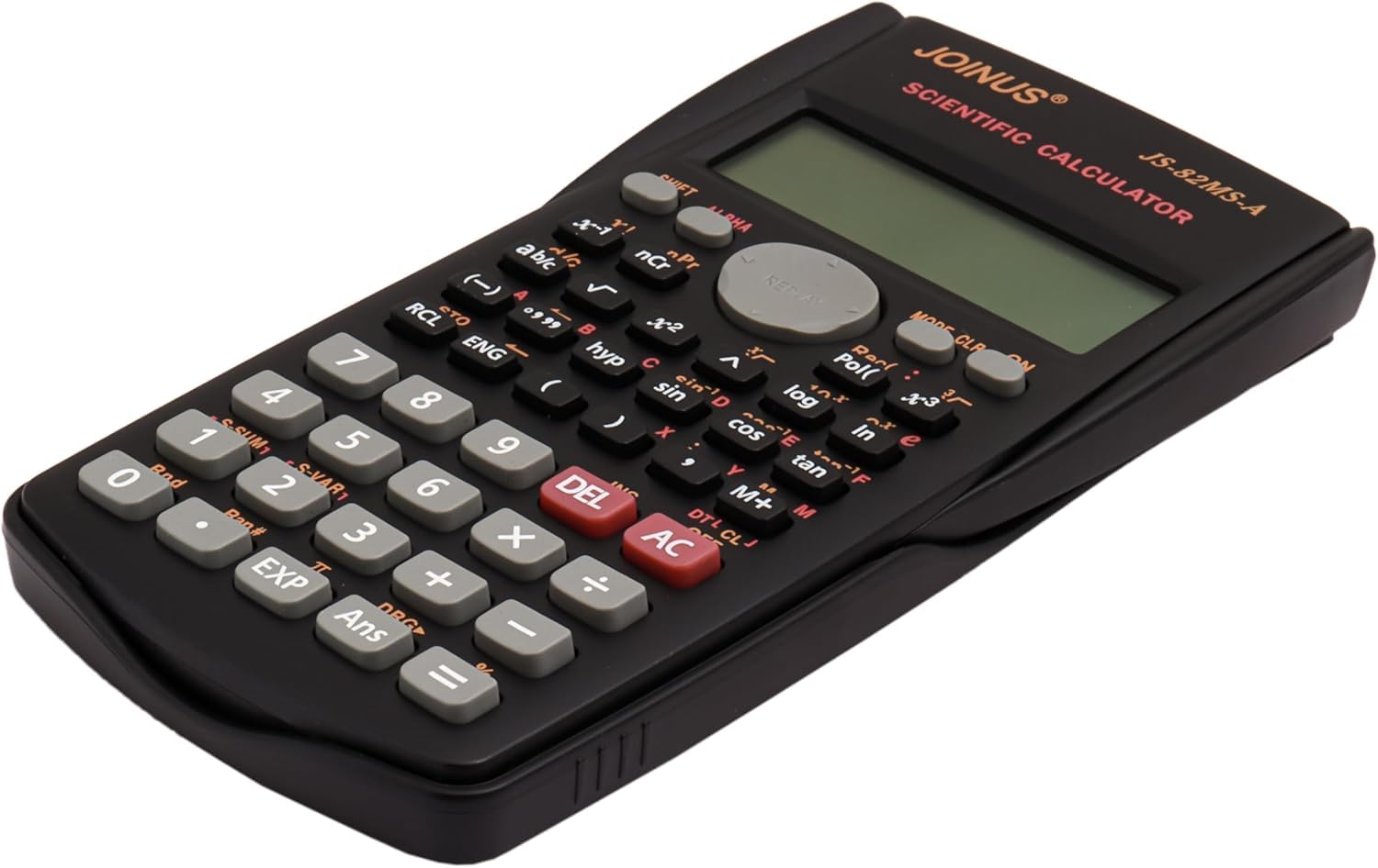 Scientific Calculator 240 Functions 10 2 Digits 2 Lines on LCD Screen 82MS with Protective Cover for Students