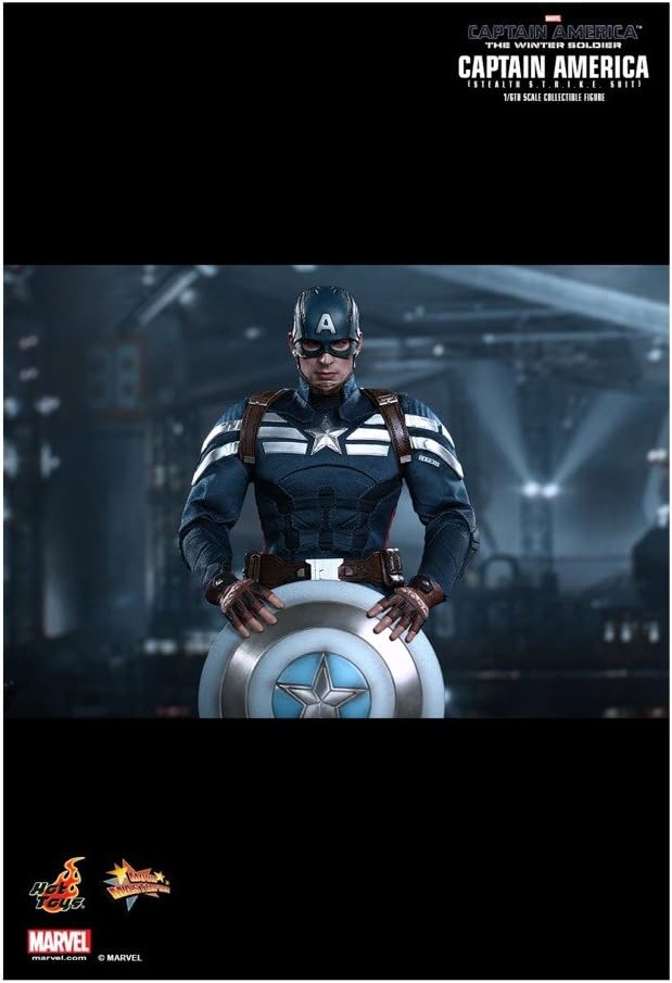 Hot Toys The Winter Soldier Movie Masterpiece Captain America Collectible Figure [Stealth S.T.R.I.K.E. Suit]