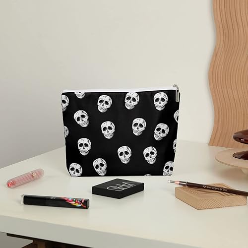 Miniatura 4 de Bolsa de maquillaje Calavera Hippie Gótica Decoración Gótica Accesorios Horror Skull, Cráneo