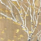 Wexford Home Birch Wood III-Gallery Wrapped Canvas Art Print, 40x40