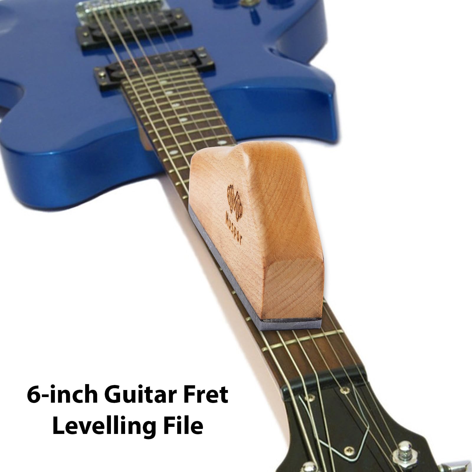 HUIOP Lime de nivellement de frettes de guitare de 6 pouces Lime plate Lime en métal Lime à main Lime de nivellement de cordes de guitare de 6 pouces Outil de réparation Luthier pour le travail du,Lim