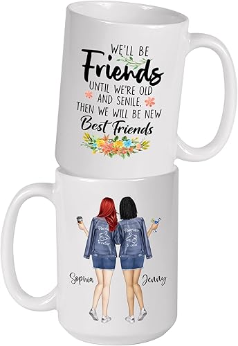 Miniatura 1 de Taza de regalo de Best Friend para hermanas mejores amigas, tazas de café personalizadas de la amistad, taza de café de la amistad, taza de amistad