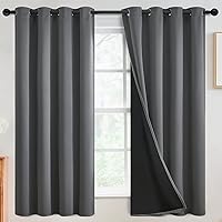 Vista 18 de SimpleHome - Cortinas opacas 100% para recámara, cortinas de ventana con ojales beige, con aislamiento térmico, cortinas de oscurecimiento