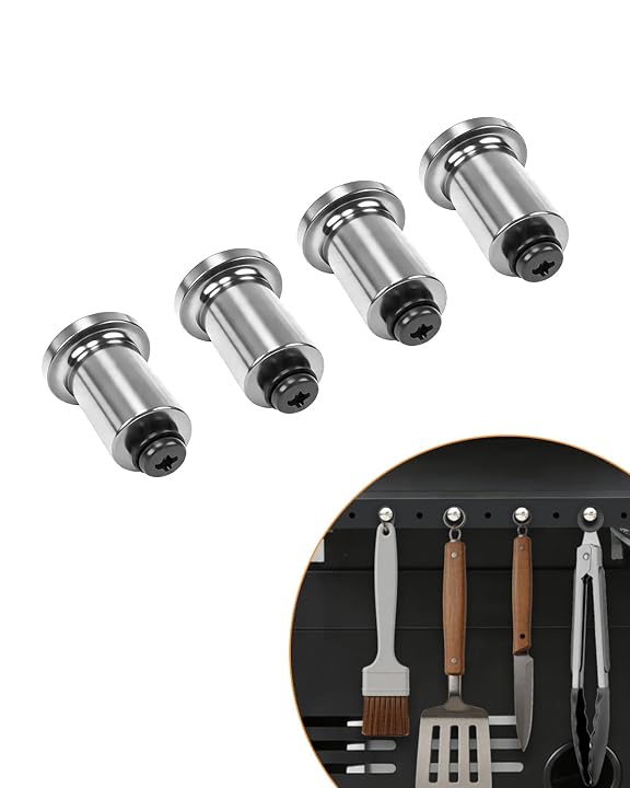4-Pack Grill Tool Hooks for Charbroil
