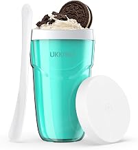 Jumbo Slushie Maker Cup with Lid, DIY Slushy Cup, Slush and Shake Maker with Freezer Core for Quick Frozen Homemade Single-Serving Slushie, Fruit Smoothies