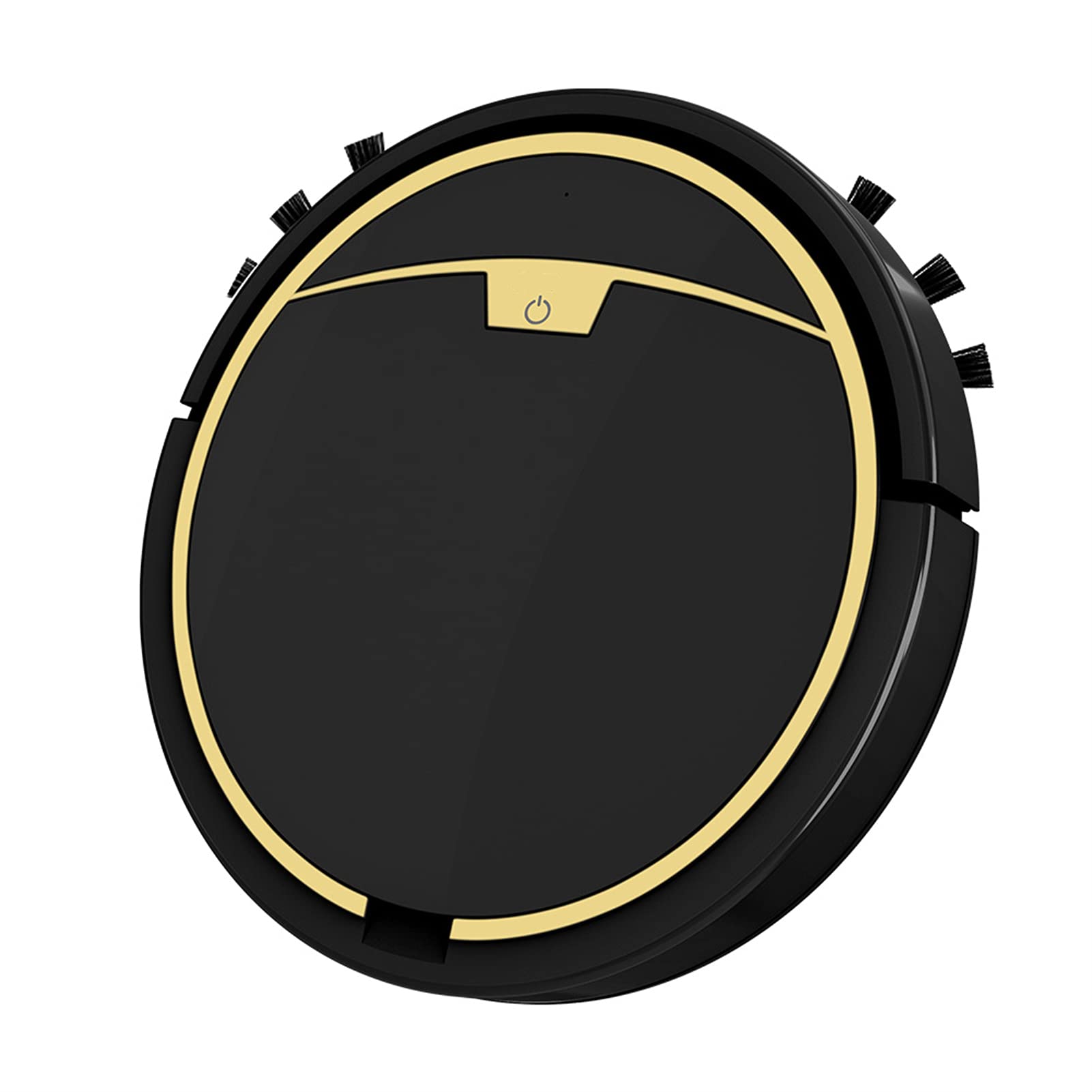 WLBH Robot Vacuum Cleaner, Super-Thin, 2800Pa Strong Suction, Quiet, Self-Charging Robotic Vacuum Cleaner, Cleans Hard Floors To Medium-Pile Carpets. black