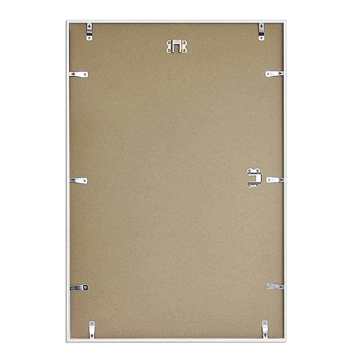 Cornici Foto Mdf Close Up Cornice Per Poster DIN A2 (42 X 59,4 Cm), Plastica Nera Con Parete Posteriore, Disco In PVC (infrangibile), Larghezza Profilo 12 Mm Cornice 50x150 Cm Nera MDF