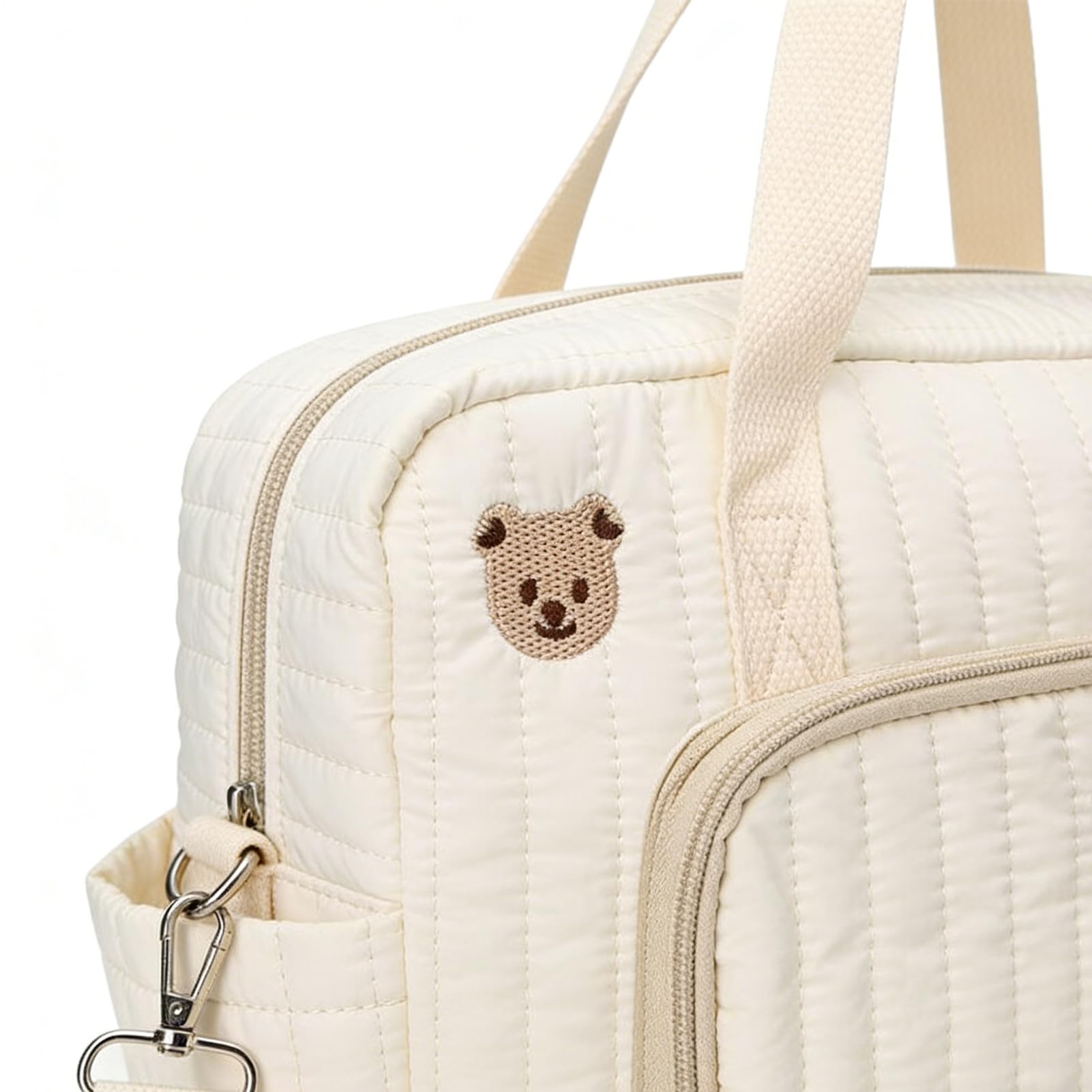 Genérico De Pañales Tipo Tote Para Mujer,Organizador Grande Y Mono | de Maternidad de Viaje Oso Cartoon | para Padres y Mujeres Viaje Vacaciones Hospital Al Aire Libre