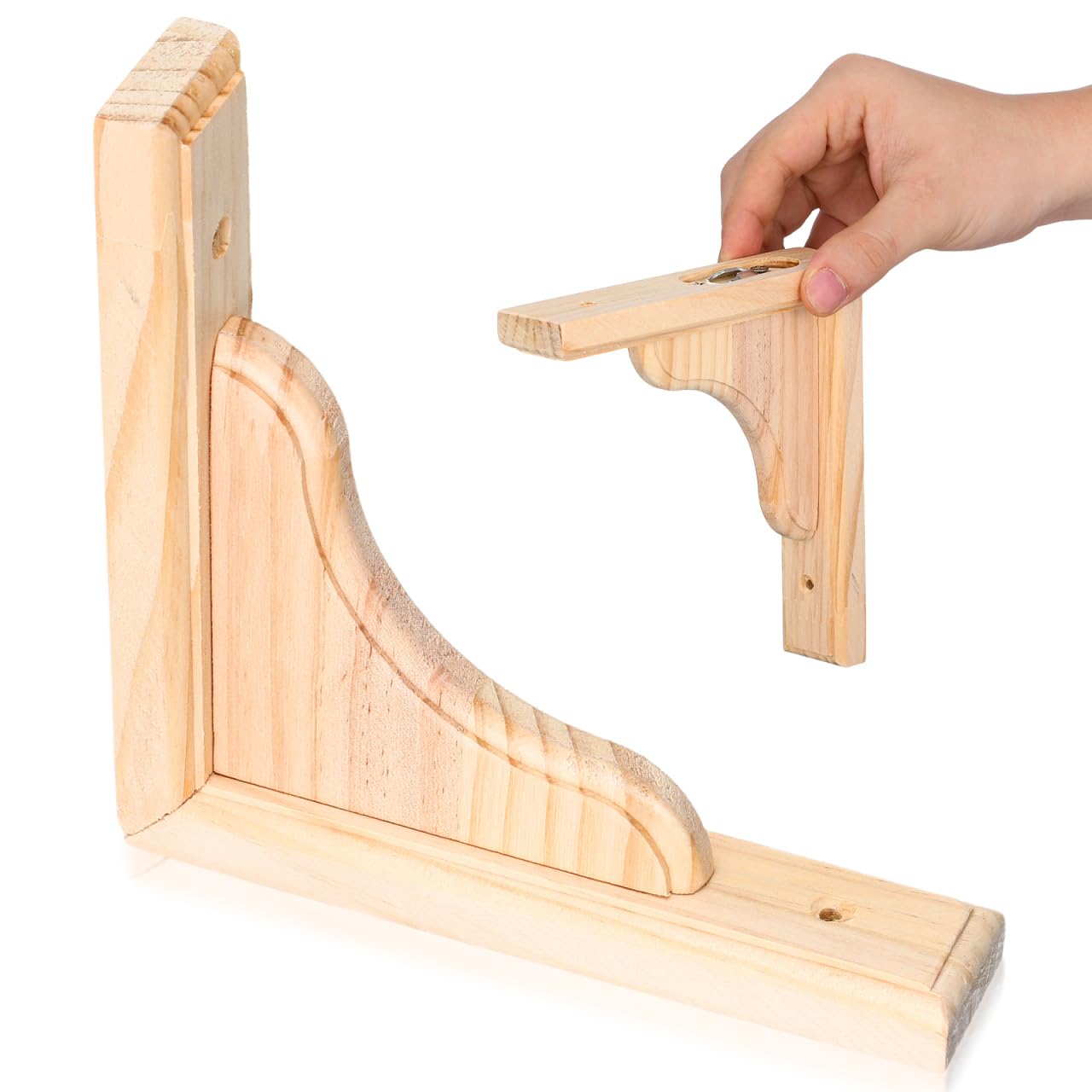 Supports d'étagère muraux pour décorer et peindre votre salon