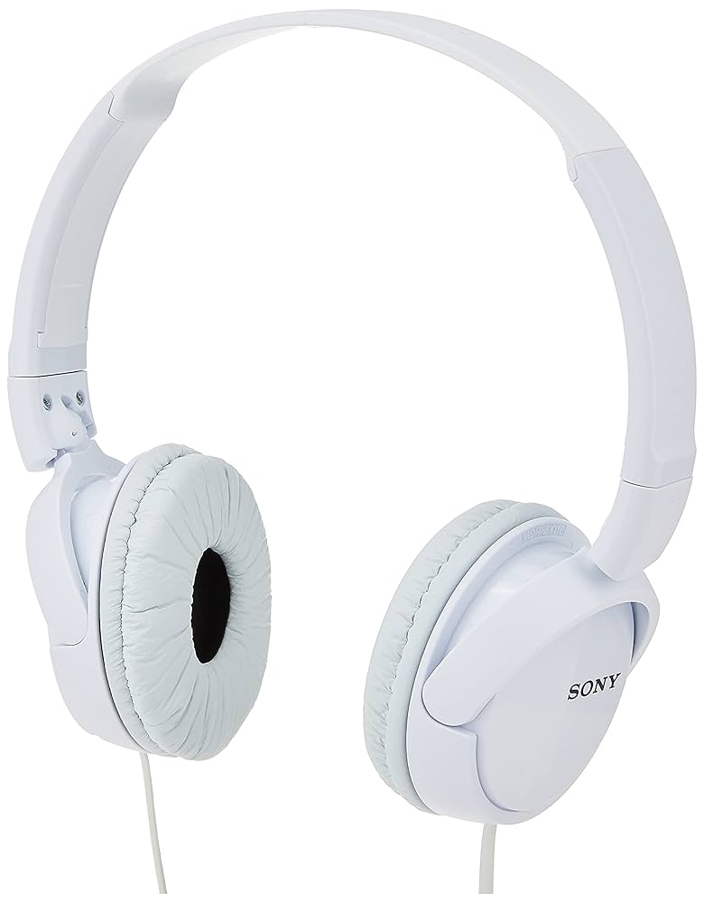 Sony MDR-ZX110 Foldable Wired Over-Ear Headphones without Mic, 30mm Dynamic  Driver, One Size - White : Amazon.sg: Electronics