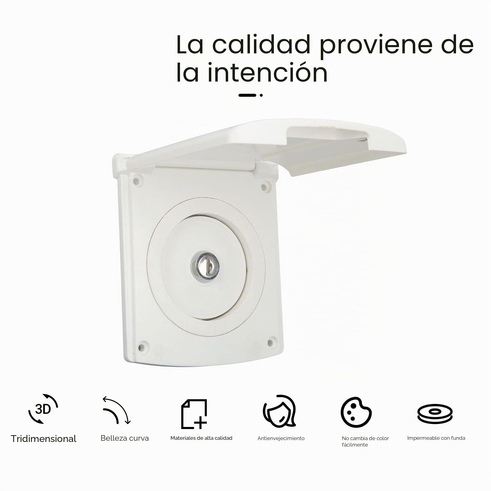 Tissting Puerto de Llenado de Agua con 2 Llaves, 3.1 x 3.1 Pulgadas (79 x 79 mm) IP44 - Entrada de Agua Dulce por Gravedad para RV, Caravana, Remolque, Diseño Impermeable con Bloqueo y Tapa Magnética | Entrada de Agua Dulce IP44 para RV, Caravana y Remolq