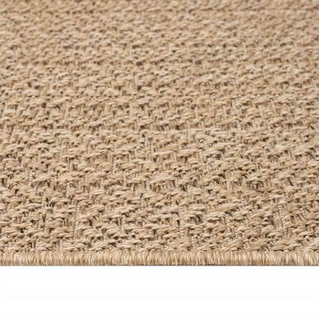 vidaXL Tapis ZIZUR 60x110 cm Aspect de Jute intérieur et extérieur, Tapis d'extérieur, Tapis de Sol, Tapis d'intérieur, Tapis de Porte, Moquette