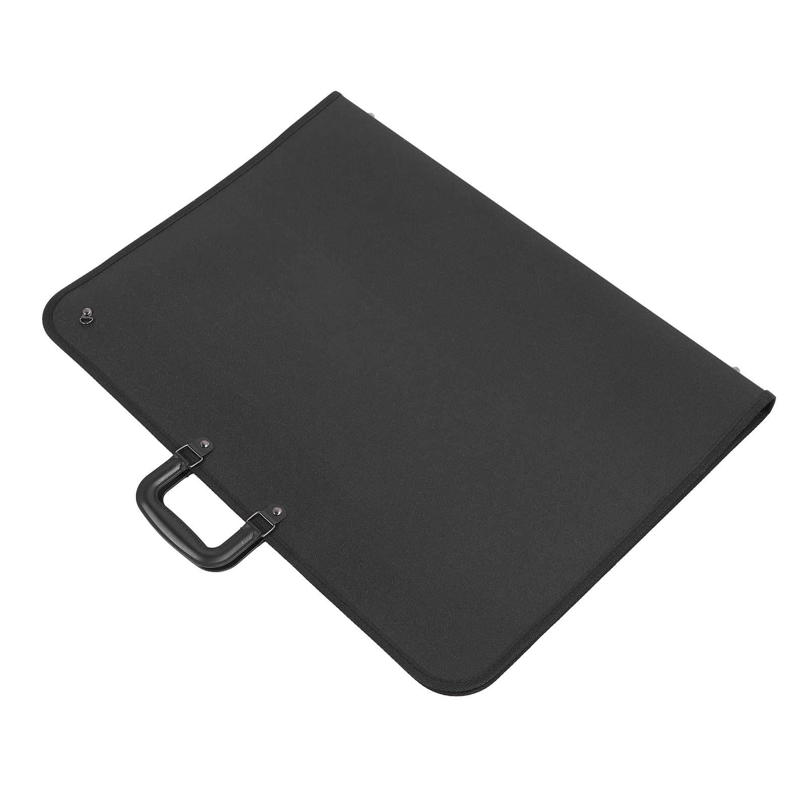 Portafolio de Arte, Bolsa de Tablero de Dibujo Ligera de PVC Negro para Artistas, Profesores, Diseñadores, para Almacenamiento de Documentos de Bocetos