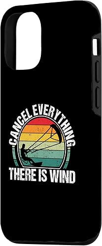 Miniatura 2 de iPhone 14 Pro Funny Kitesurf Kiteboarding Cancel Everything There Is Wind Case