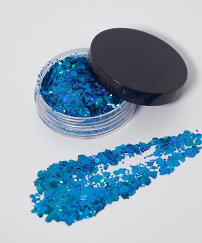 Miniatura 6 de Purpurina gruesa biodegradable de sirena  KARIZMA Beauty Bio Glitter Eco Glitter Face Glitter 0.35 oz