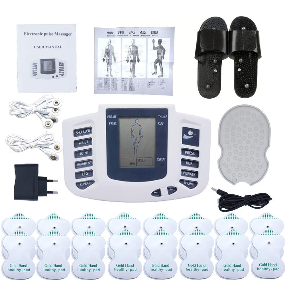 Electrostimulateur musculaire complet avec 16 pads pour physiothérapie - 8