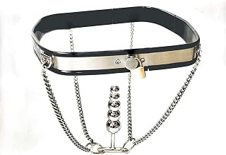 COPTRZ 女性の見えない貞操帯ステンレス鋼貞操パンティー 女性用貞操帯 (Size : 60-90cm)