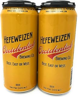 OCCIDENTAL BREWING Hefeweizen 4Pk Cans, 16 FZ